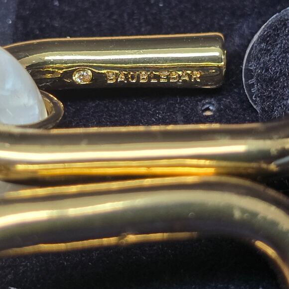 BaubleBar Multi Color Chain Link Drop Dangle Earrings - Picture 3 of 3